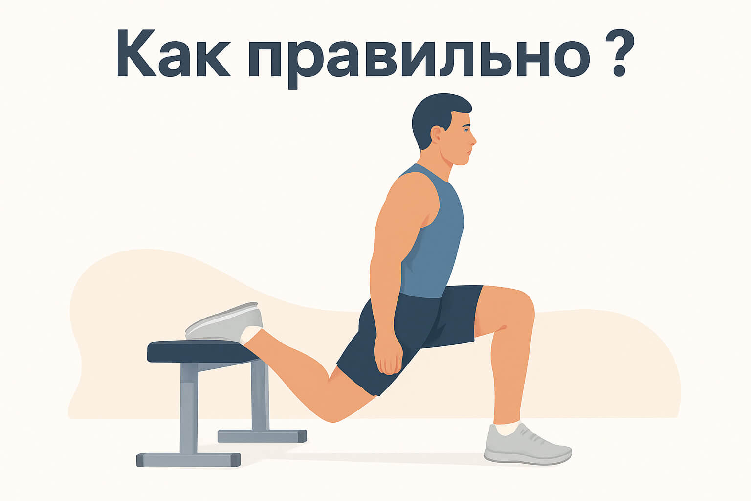 Болгарский сплит-присед: почему 89% делают его неправильно